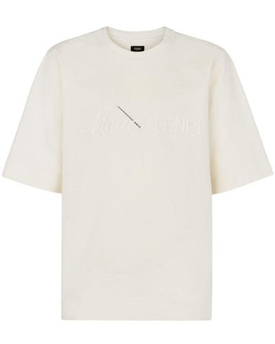 Fendi T-shirt Made In - White