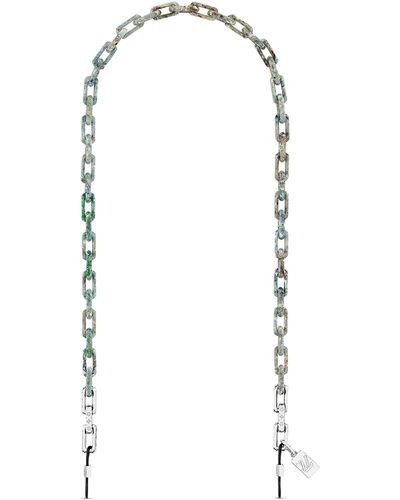 Louis Vuitton Monogram Chain Brillenkette - Weiß