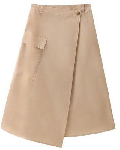 Woolrich Poplin Skirt - Natural