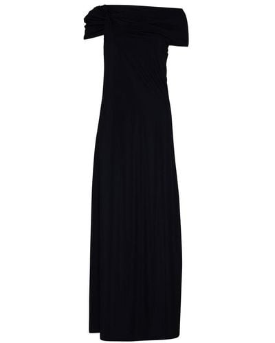 Rohe Cold Shoulder Maxi Dress - Black