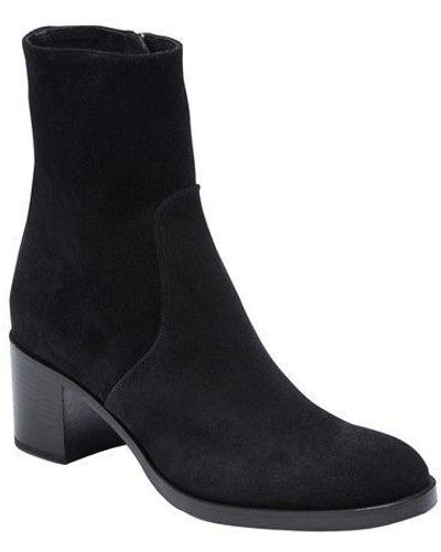 Fratelli Rossetti Suede Ankle Boot - Black
