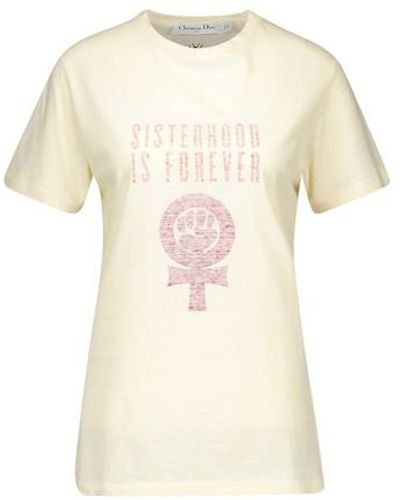 Dior Sisterhood Forever T-shirt - Natural