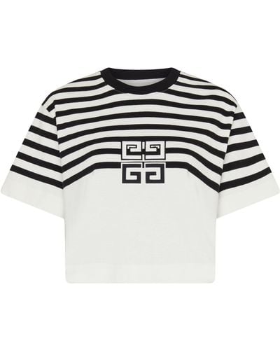 Givenchy T-shirt cropped - Noir
