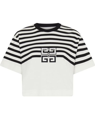 Givenchy T-Shirt Cropped Fit - Schwarz