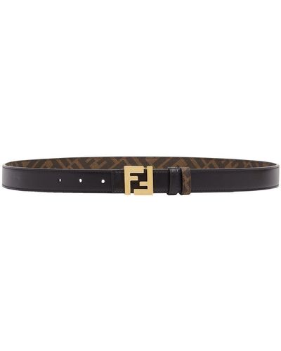 Fendi Ff Squared Belt - Black