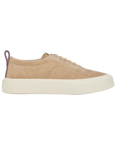 Eytys Mother Ii Suede Dune Trainers - Natural