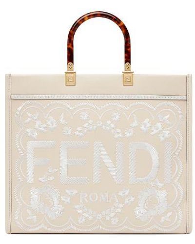 Fendi Sunshine Medium Bag - Natural