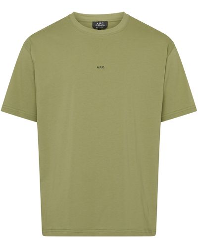 A.P.C. T-Shirt Kyle - Grün