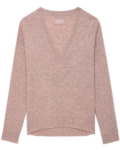 Zadig & Voltaire Vivi Cashmere Sweater - Pink