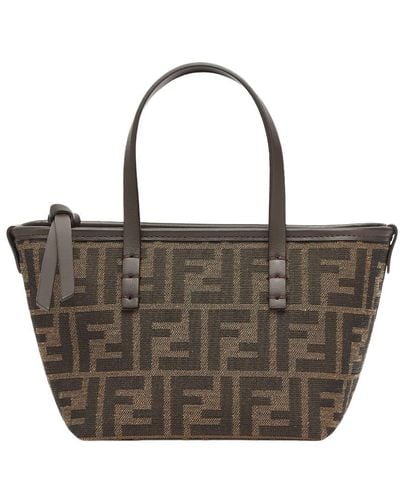 Fendi Mini Shopping Bag - Brown