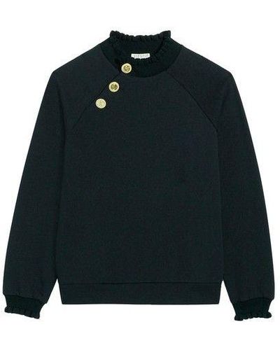 Claudie Pierlot Short Sweatshirt - Black