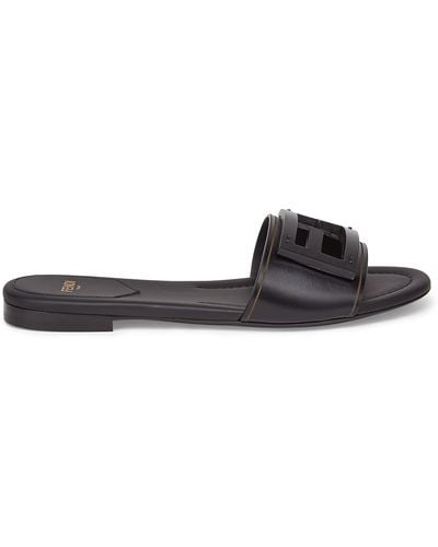 Fendi Shoes > flip flops & sliders > sliders - Noir
