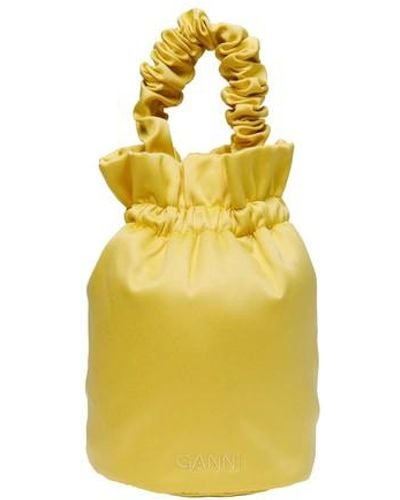 Ganni Bucket Bag - Yellow
