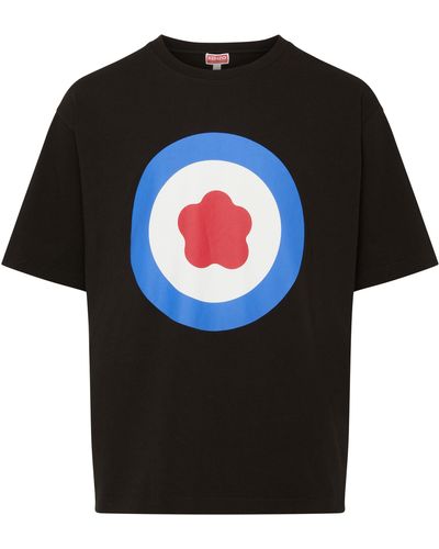 KENZO Oversize-T-Shirt Target - Schwarz