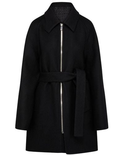 Givenchy Belted Coat - Black