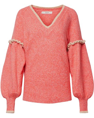 Joie Pullover mit V-Ausschnitt Bodie - Pink