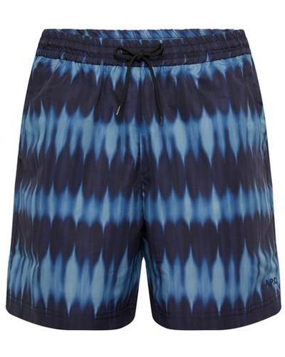 A.P.C. Bobby Swim Shorts - Blue
