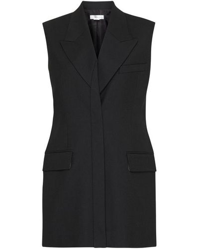 Victoria Beckham Sleeveless Tailored Dress - Black