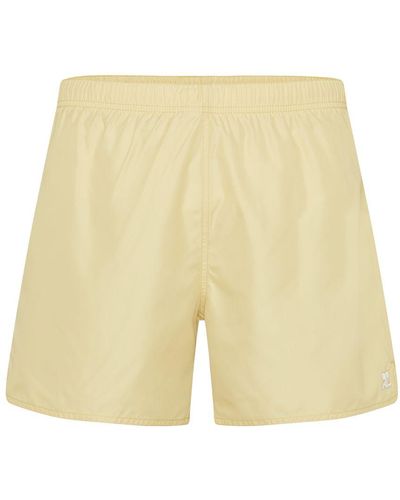 Courreges Swim Shorts - Yellow