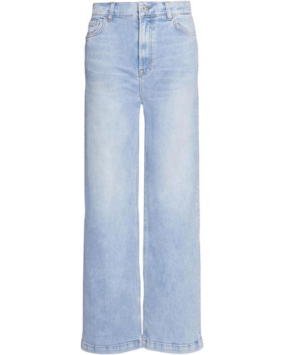 Current/Elliott Wide-Leg-Jeans The Navigator - Blau