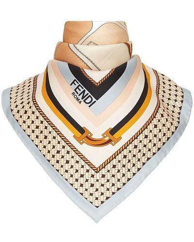 Fendi Baguette Foulard - Metallic