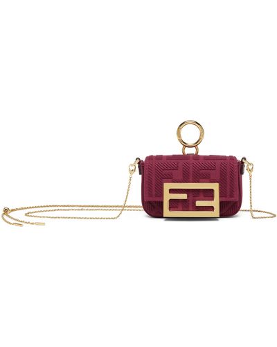 Fendi Bijou de sac Nano Baguette - Noir