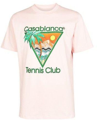 CASABLANCA Tennis Club Icon Screen T-shirt - Multicolor