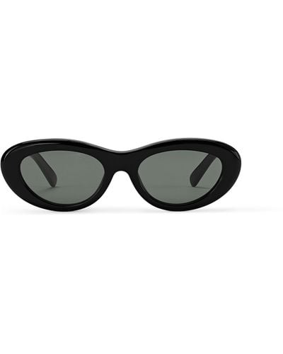 Louis Vuitton LV Fame Oval Sonnenbrille - Schwarz