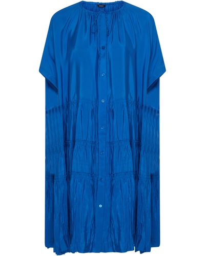 JOSEPH Kleid aus Habotai-Seide Emile - Blau