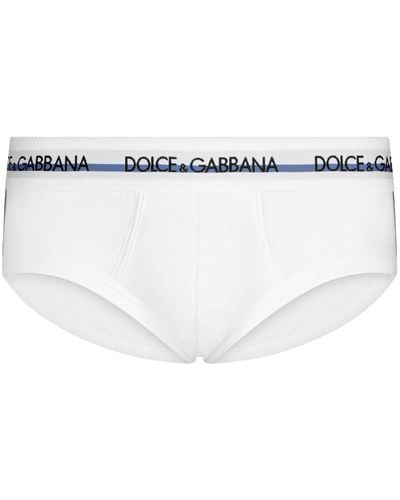 Dolce & Gabbana Two-way Stretch Jersey Brando Briefs - White