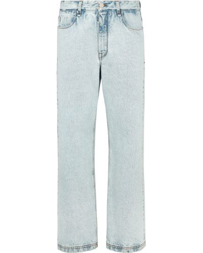 Fendi Lange Jeans - Blau