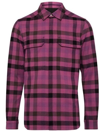Rick Owens Camicia Outershirt Hot - Purple