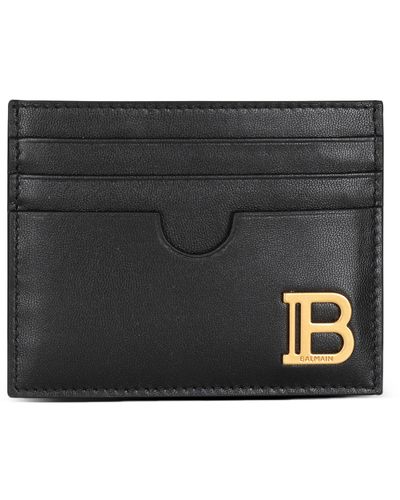 Balmain Porte-cartes B-Buzz - Noir