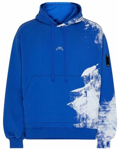 A_COLD_WALL* Brushstroke Hoodie - Blue