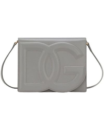 Dolce & Gabbana Dg Logo Bag Crossbody Bag - Grey