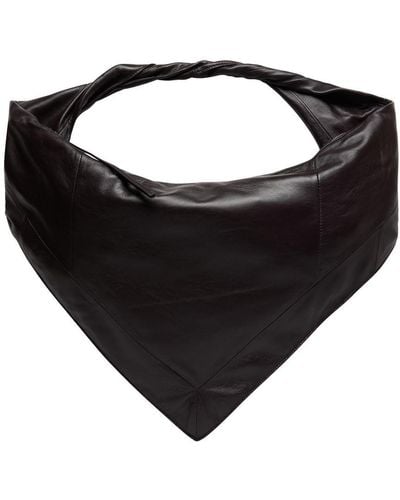 Lemaire Small Scarf Bag - Black