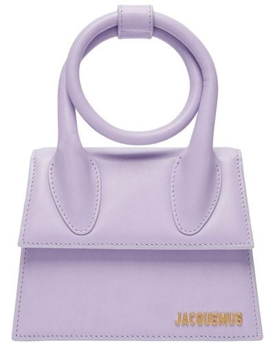 Jacquemus Le Chiquito Noeud Bag - Purple