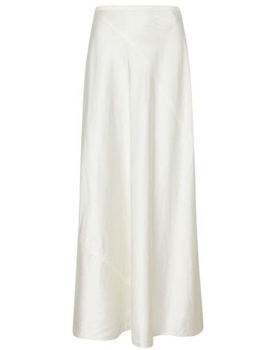 Zimmermann Harmony Long Skirt - White