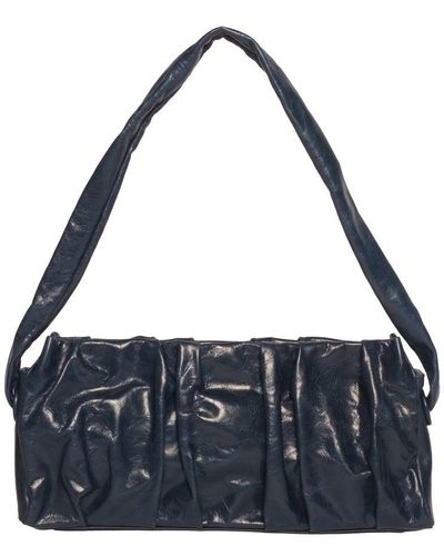 Elleme Long Vague Vintage Leather Bag - Blue