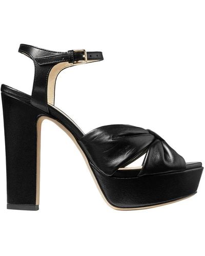 Jimmy Choo Heloise Platform Sandals 120 - Black