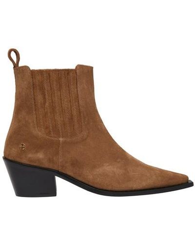 Anine Bing Roy Boots - Brown