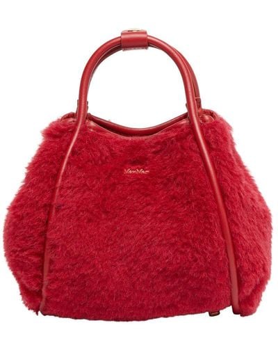 Max Mara Tmarin Xs Top Handle Bag - Red