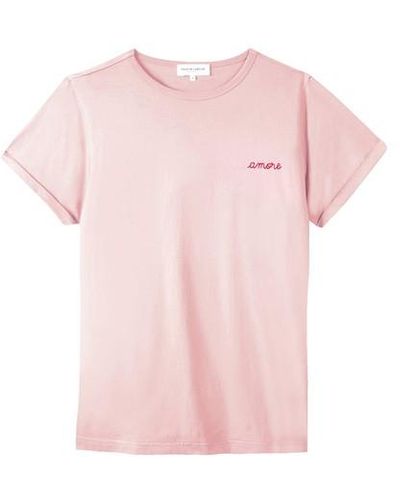 Maison Labiche Das T-Shirt Poitou "Amore" - Pink