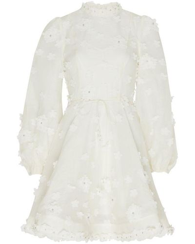Zimmermann Matchmaker Mini Dress - White