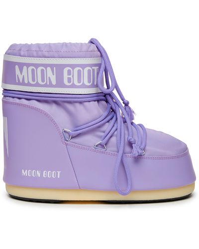 Moon Boot Icône de la lune icône bottines de ski basse - Violet