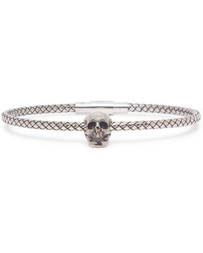Alexander McQueen Bracelet Skull - Noir