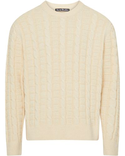 Acne Studios Langarmpullover - Weiß