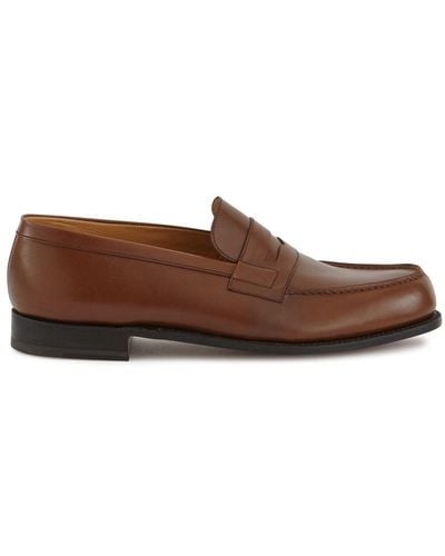J.M. Weston 180 Loafers - Brown