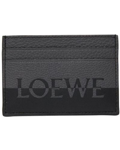 Loewe Signature Plain Cardholder - Black