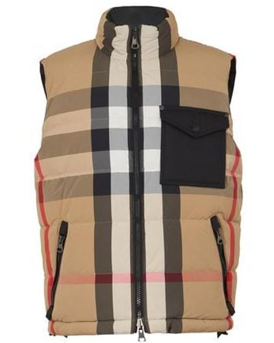 Burberry Reversible Recycled Nylon Re: Down® Puffer Gilet - Multicolor